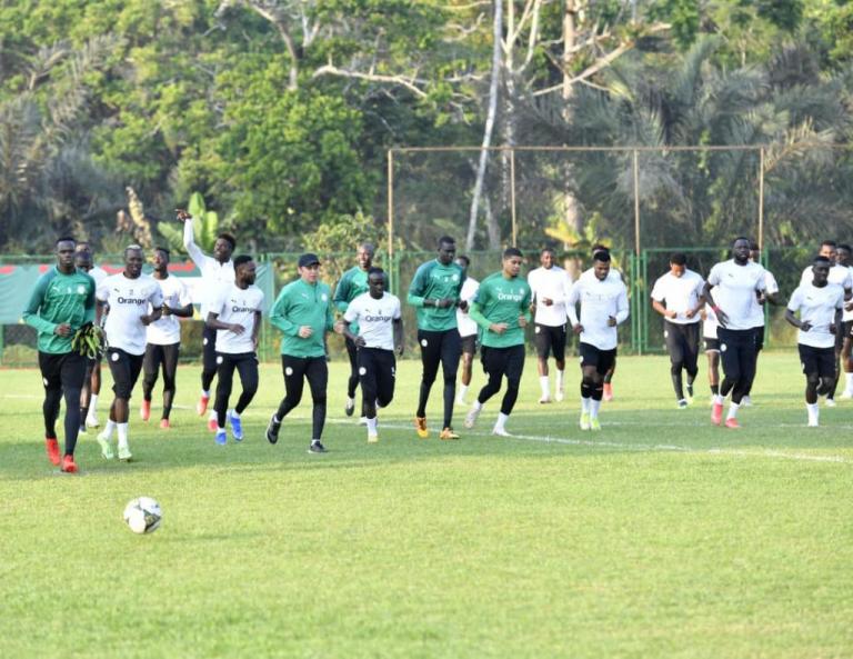 CAN 2022 : Dernier galop d’entraînement des Lions avant le match contre le Burkina