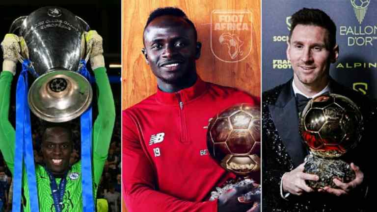 Le top 10 des favoris pour le Ballon d’Or 2022, Mané 2e, Mendy 6e, Messi 8e…