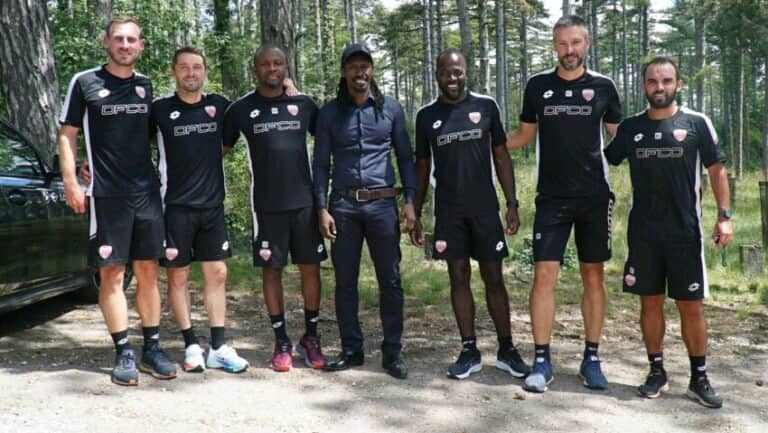 Dijon : Omar Daf et son staff ont reçu la visite d’Aliou Cissé