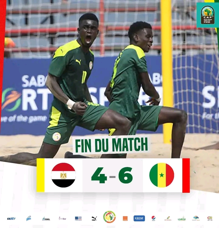 Beach Soccer-Coupe d’Afrique : Le Sénégal bat l’Égypte et se qualifie en demi-finale