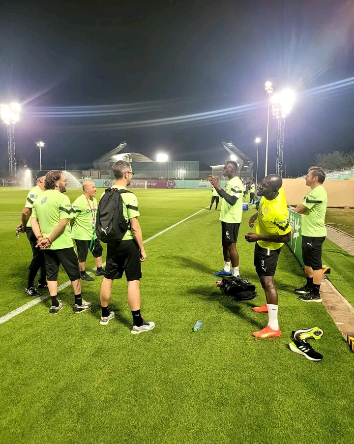 Mondial 2022 : Première séance d’entraînement des lions du Sénégal à Doha