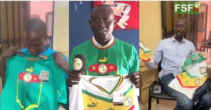 Qatar 2022 : Les maillots originaux de l’équipe nationale du Sénégal sont disponibles au siège de la FSF