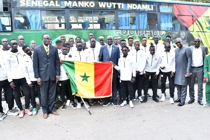 CHAN 2023 : Remise du drapeau national à l’équipe nationale locale