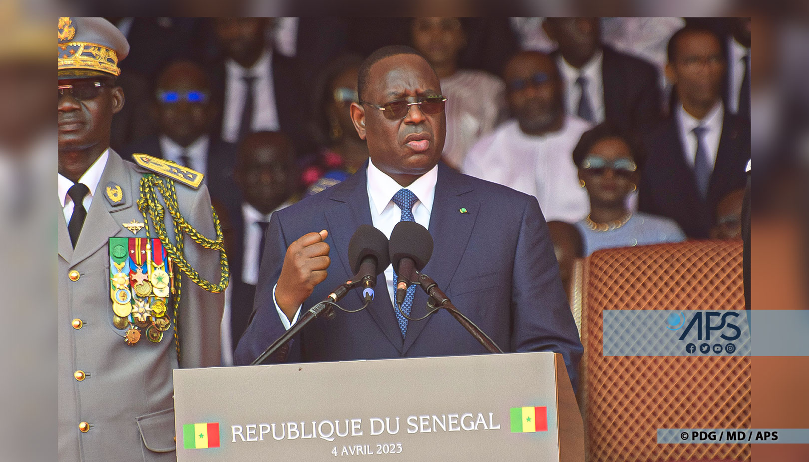 Macky Sall : « Nous sommes équipés pour défendre ce pays contre les ennemis de l’intérieur et ceux de l’extérieur »