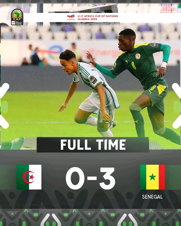 CAN U17 : Le Sénégal bat l’Algérie et se qualifie pour la première fois en quart de finale