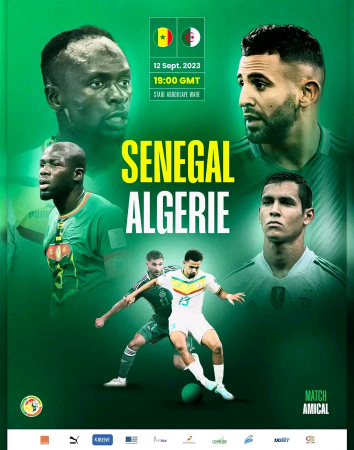 Communiqué : Match amical Sénégal vs Algérie le a2 septembre prochain au stade Abdoulaye Wade