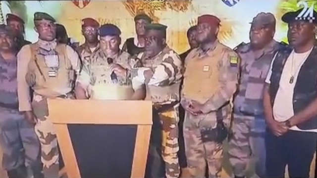 Coup d’État au Gabon : Les putschistes annoncent la dissolution des institutions