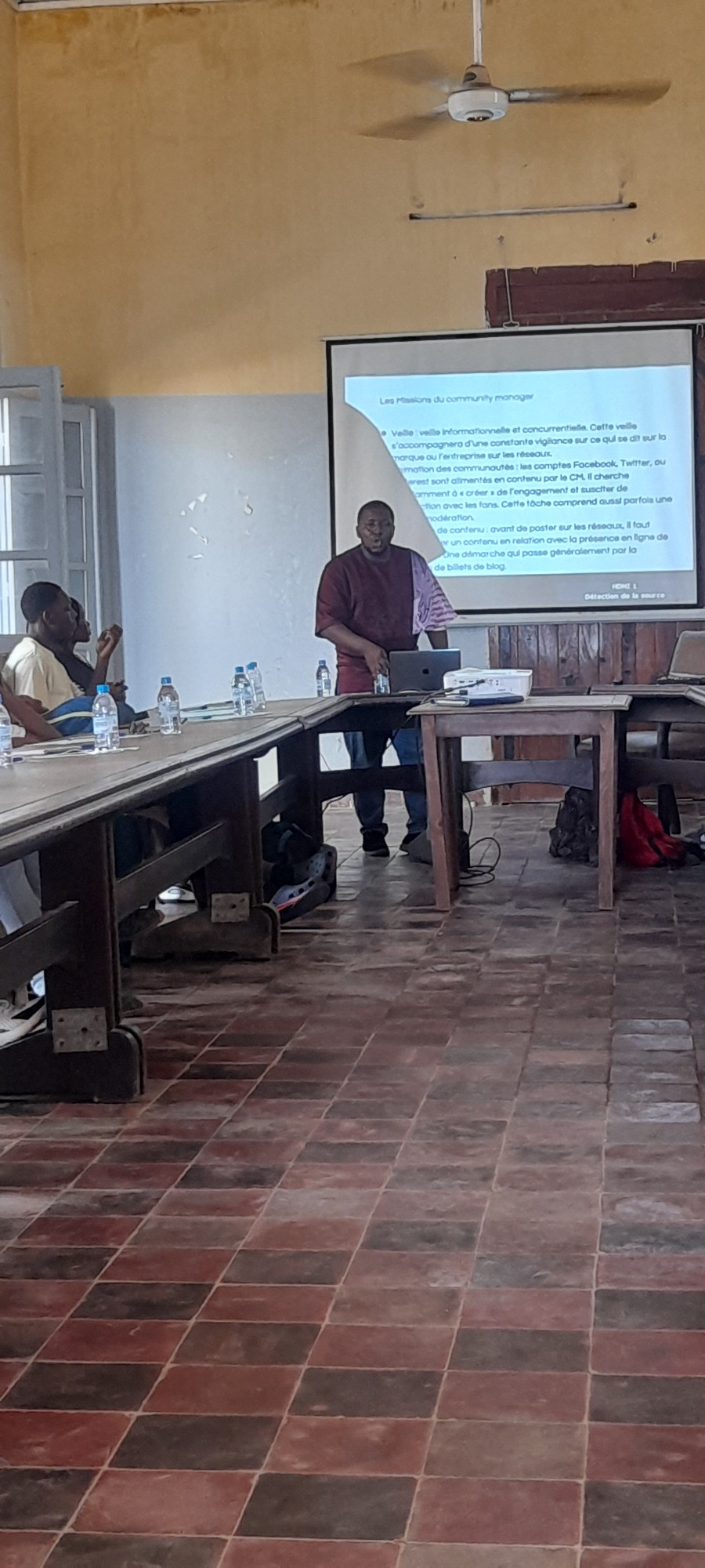 Formation sur le digital à la Mairie de Gorée