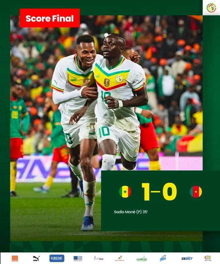 Match amical : Les Lions du Sénégal domptent  le Cameroun