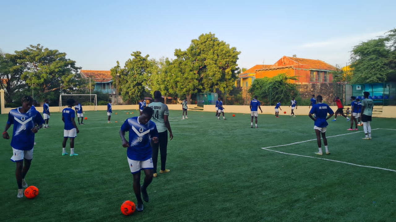 Arrêt sur images : L’US Gorée en mode préparation pour le match contre Diambars FC