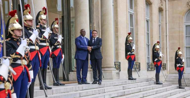 Macky Sall à l’Elysée : Le renforcement de la coopération bilatérale, au menu des échanges