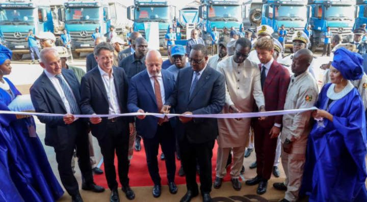 Macky Sall a inauguré la plateforme logistique de Germani west Africa