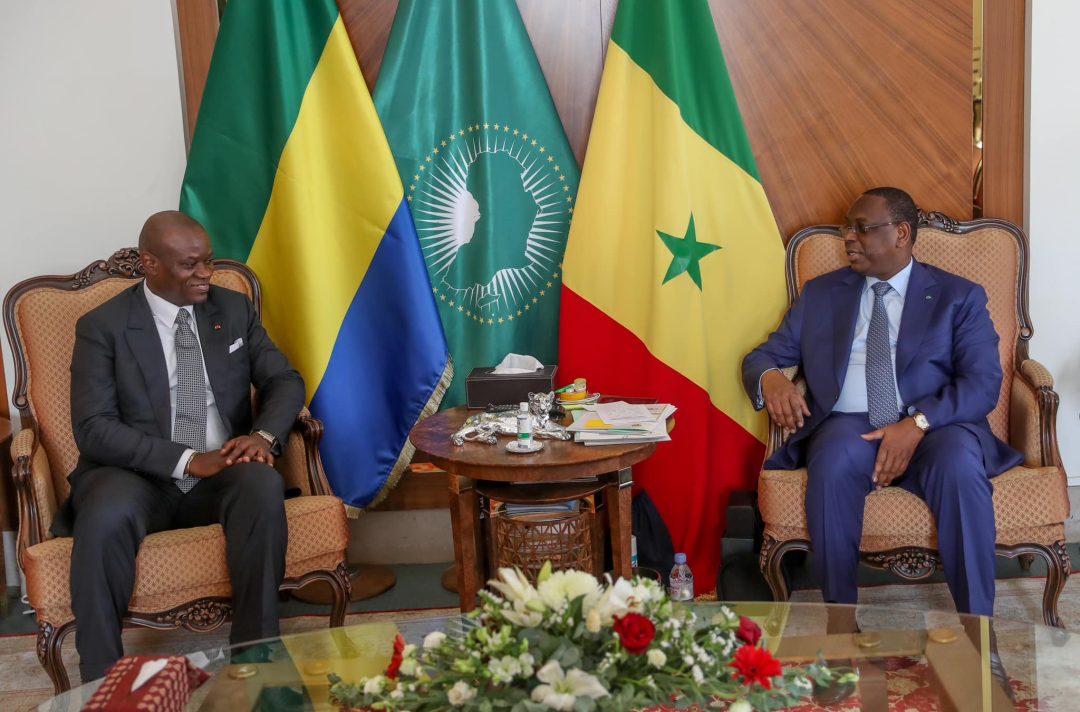 Le Chef de l’État Macky Sall a reçu le Président de la transition du Gabon