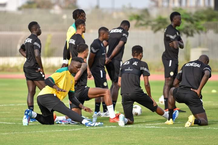 Galop d’entraînement des Lions avant le latch amical contre le Niger