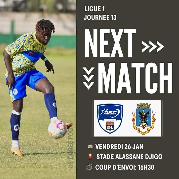 13ème journée Ligue1 Pro : Le programme avec l’affiche DSC vs US Gorée,  ce vendredi à 16h30 GMT