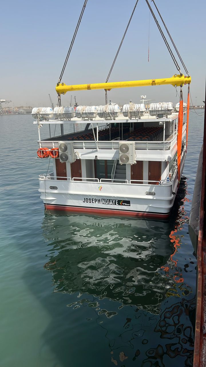 Île de Gorée : La nouvelle chaloupe Boubacar Joseph Ndiaye est arrivée à bon port