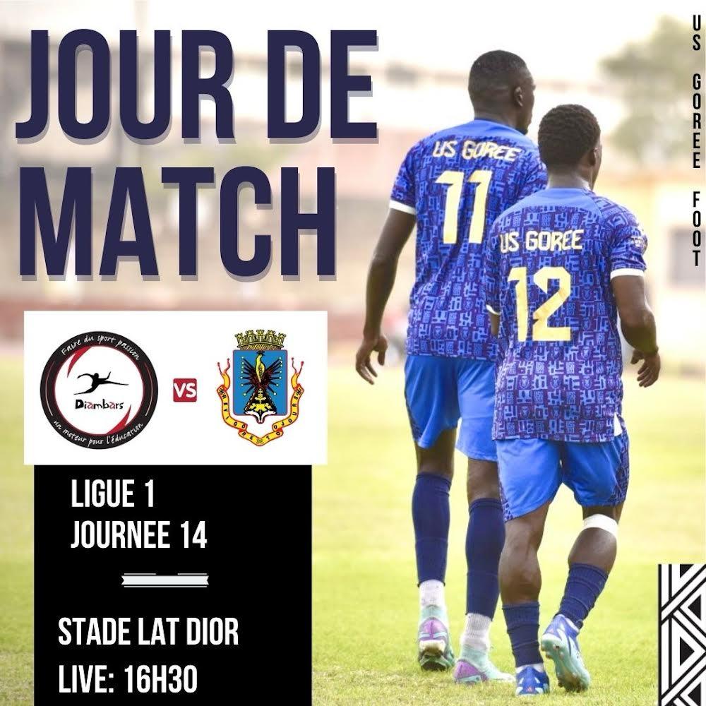 Suivez en direct le match Diambars FC vs US Gorée