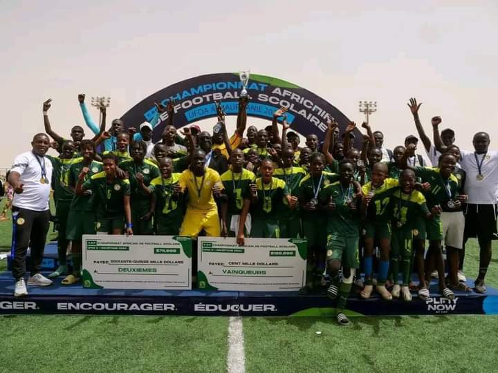 Le Sénégal (U15) remporte le championnat africain de football scolaire de la zone UFOA A