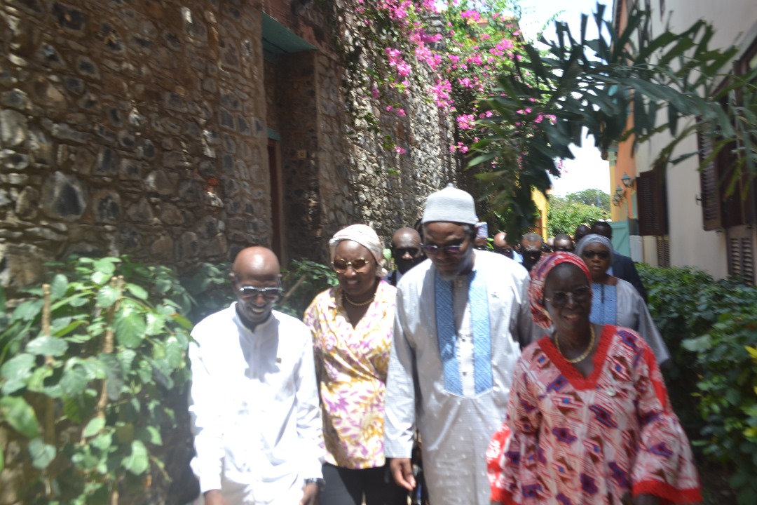 Visite du Premier Vice-président gambien, Muhammad B.S. Jallow sur l’île de Gorée