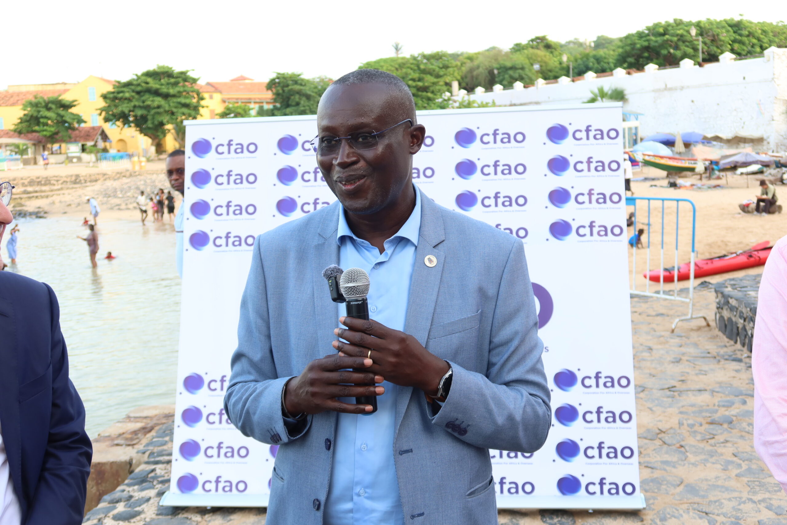 Le discours du Maire de Gorée, Me Augustin Senghor lors de la Cérémonie de remise de la pirogue offerte par le Groupe CFAO