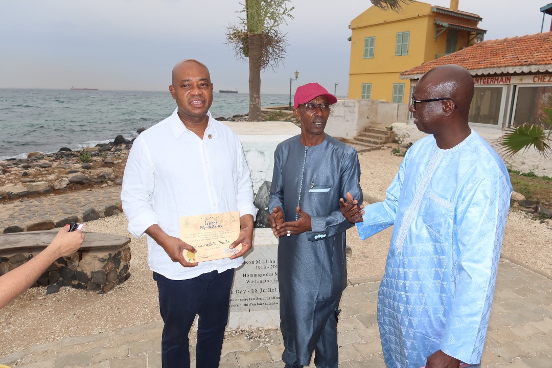 Visite officielle du Ministre des Affaires étrangères de Colombie, Luis Gilberto Murrilo à Gorée